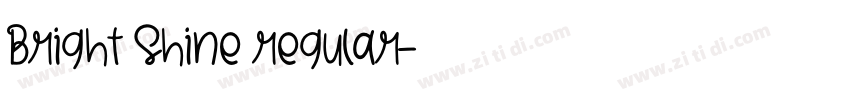 Bright Shine regular字体转换